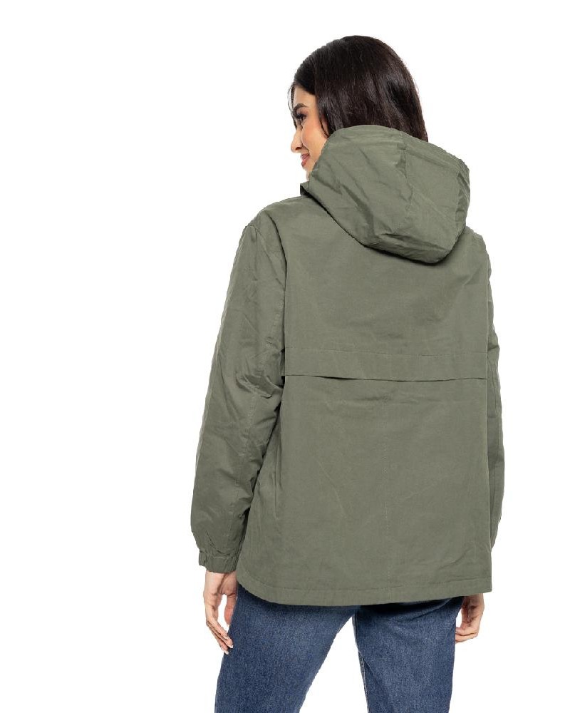 SPLENDID S' Γυναικείο κοντό πανωφόρι με ενσωματωμένη κουκούλα - 51-101-005