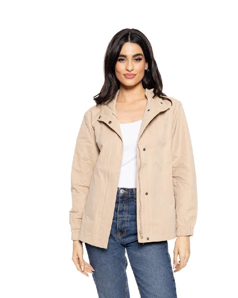 SPLENDID S' Γυναικείο κοντό πανωφόρι με ενσωματωμένη κουκούλα - 51-101-005