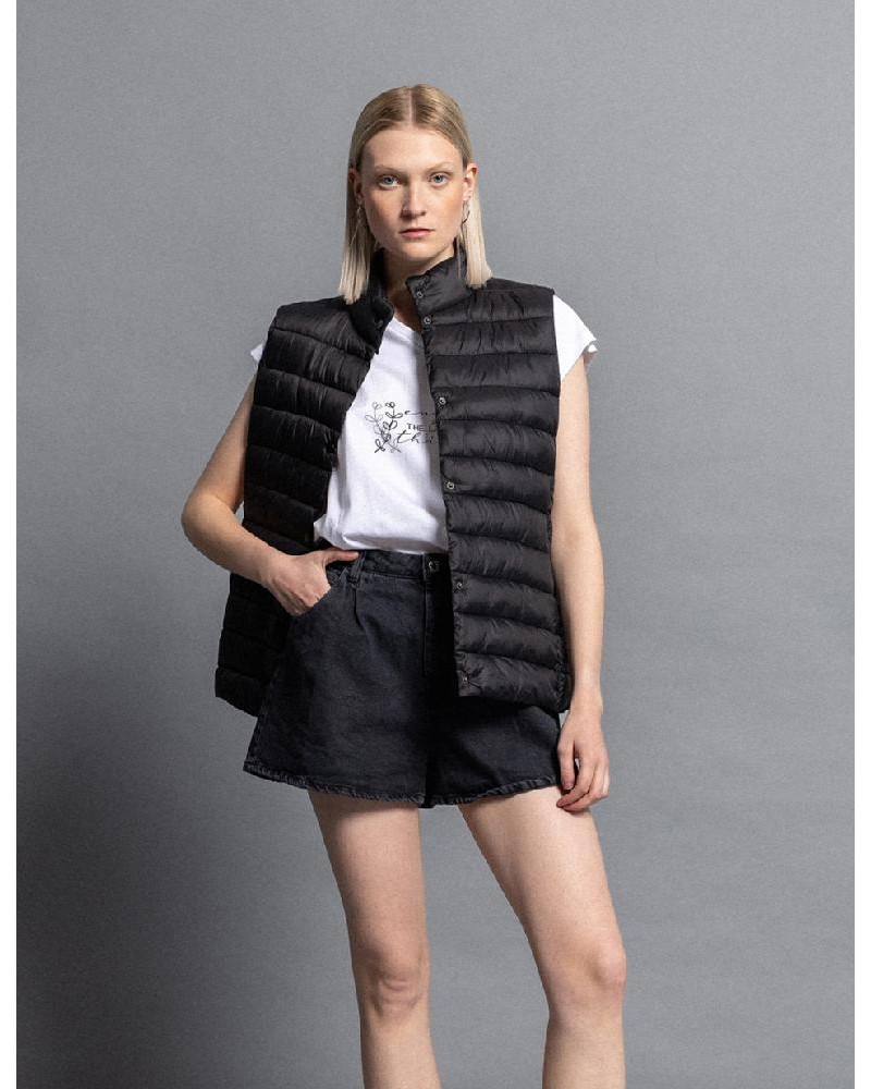 BISTON B' Γυναικείο αμάνικο με γιακά - 51-102-004