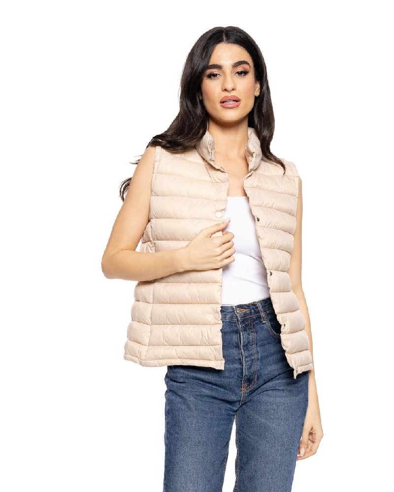 BISTON B' Γυναικείο αμάνικο με γιακά - 51-102-004