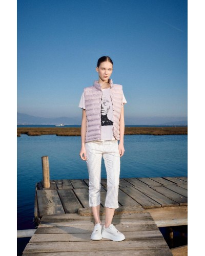 BISTON B' Γυναικείο αμάνικο με γιακά - 51-102-004