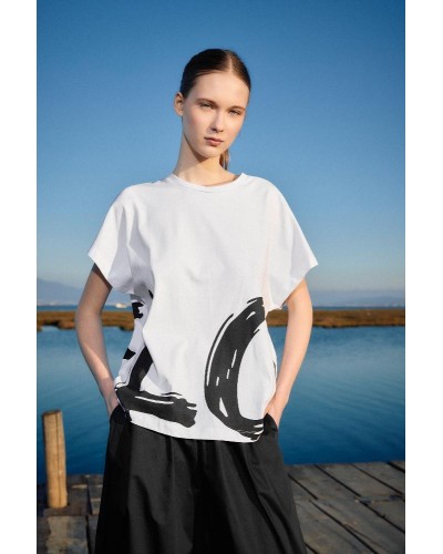 BISTON B' Γυναικείο t-shirt με τύπωμα ''LOVE'' - 53-106-001