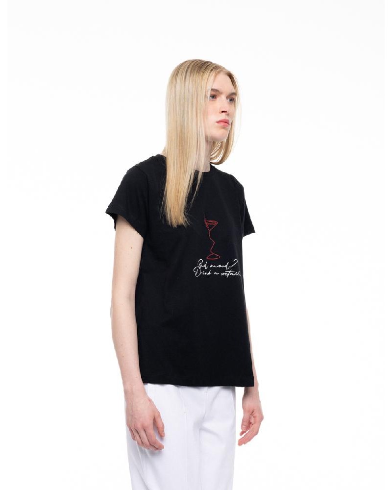 BISTON B' Γυναικείο t-shirt με τύπωμα ''RED COCTAIL'' - 53-106-008