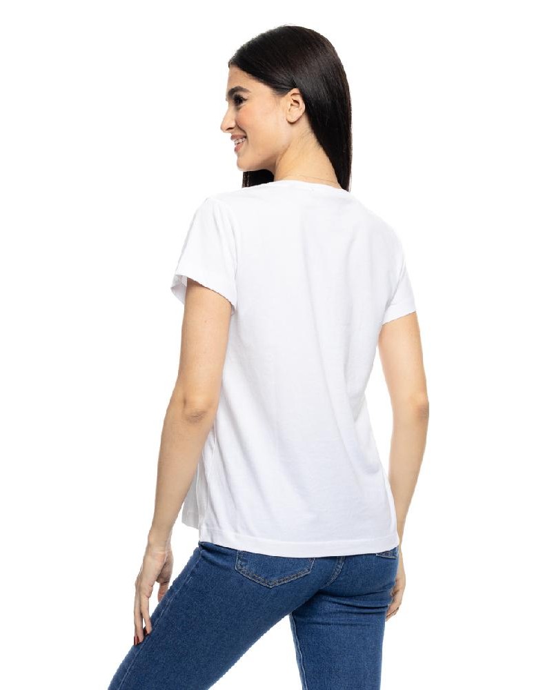 SPLENDID S' Γυναικείο t-shirt με τύπωμα ''SHORT GLASS'' - 53-106-010
