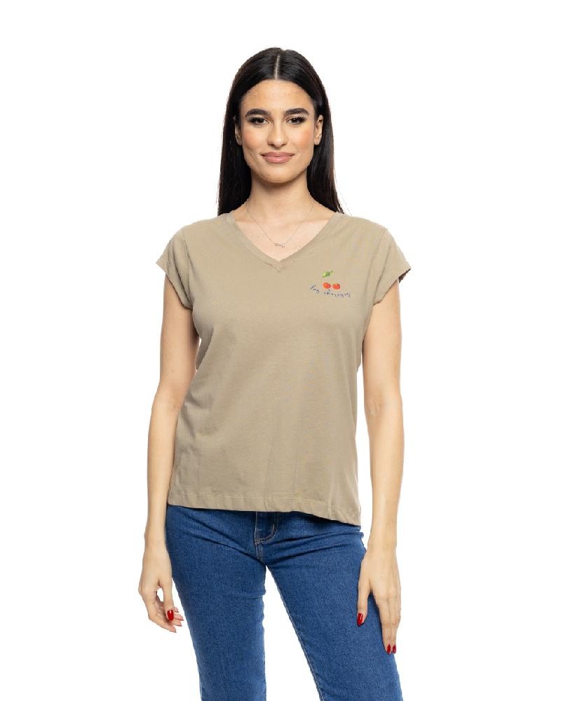 SPLENDID S' Γυναικείο t-shirt με τύπωμα ''CHERRY'' - 53-106-014