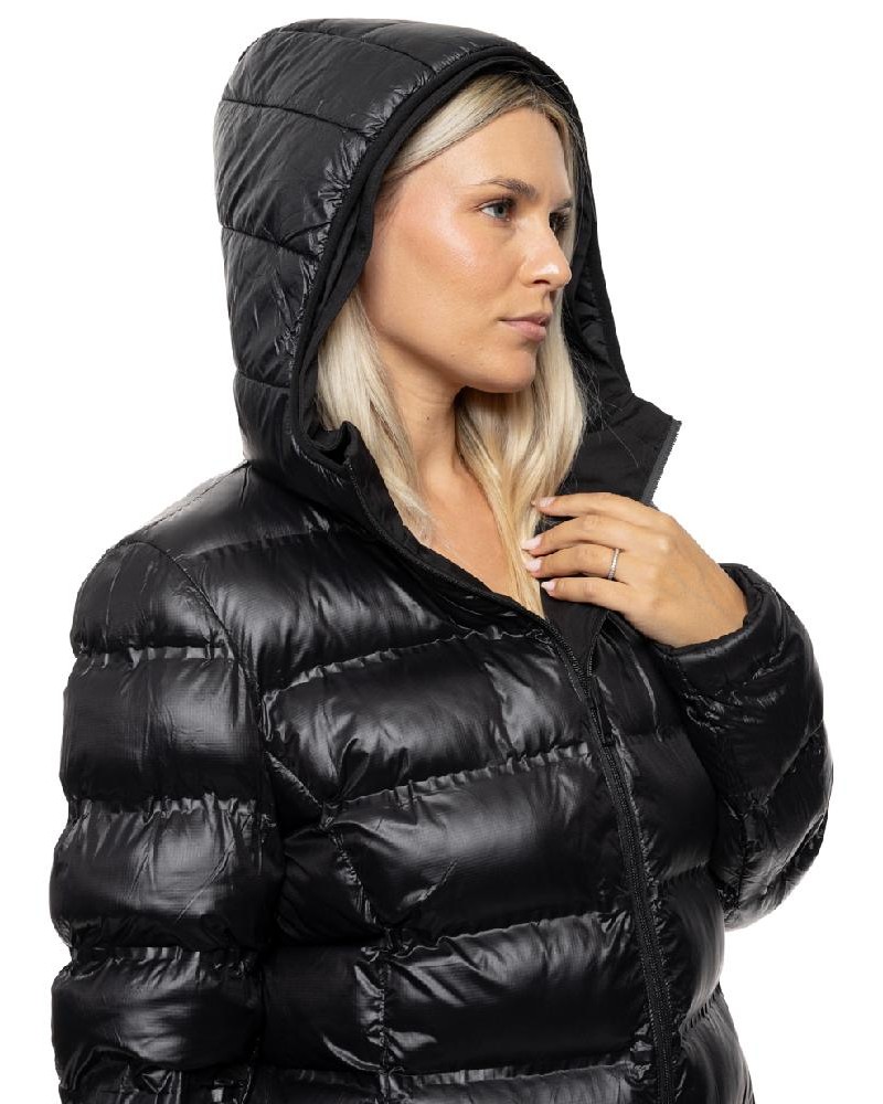 SPLENDID S' Γυναικείο μακρύ παλτό με κουκούλα - 54-101-087