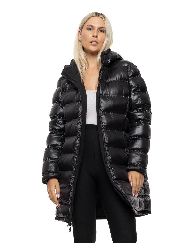 SPLENDID S' Γυναικείο μακρύ παλτό με κουκούλα - 54-101-087