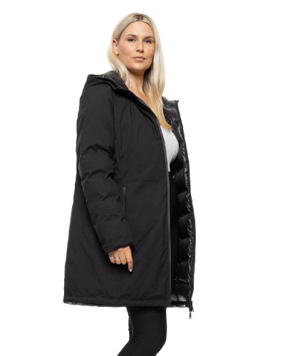 SPLENDID S' Γυναικείο μακρύ παλτό με κουκούλα - 54-101-087