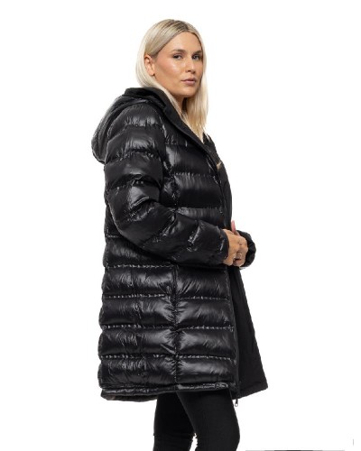 SPLENDID S' Γυναικείο μακρύ παλτό με κουκούλα - 54-101-087