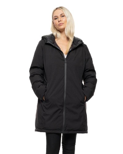 SPLENDID S' Γυναικείο μακρύ παλτό με κουκούλα - 54-101-087