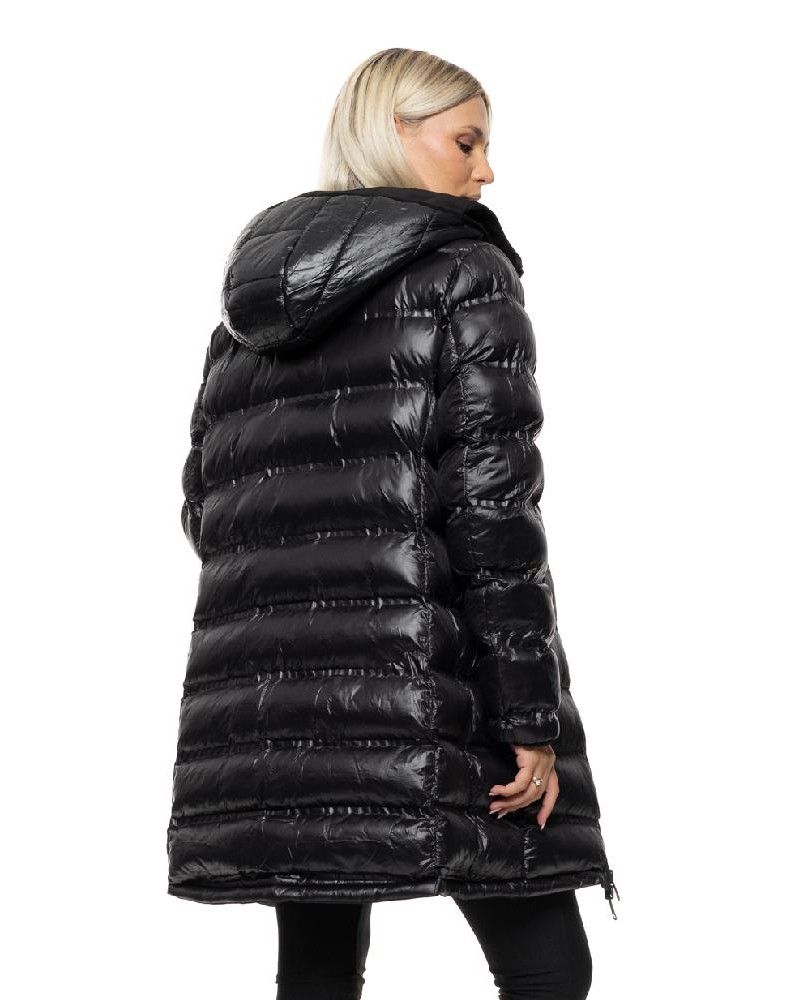 SPLENDID S' Γυναικείο μακρύ παλτό με κουκούλα - 54-101-087