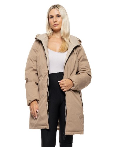 SPLENDID S' Γυναικείο μακρύ παλτό με κουκούλα - 54-101-087