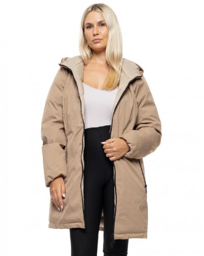 SPLENDID S' Γυναικείο μακρύ παλτό με κουκούλα - 54-101-087