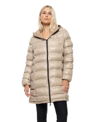 SPLENDID S' Γυναικείο μακρύ παλτό με κουκούλα - 54-101-087