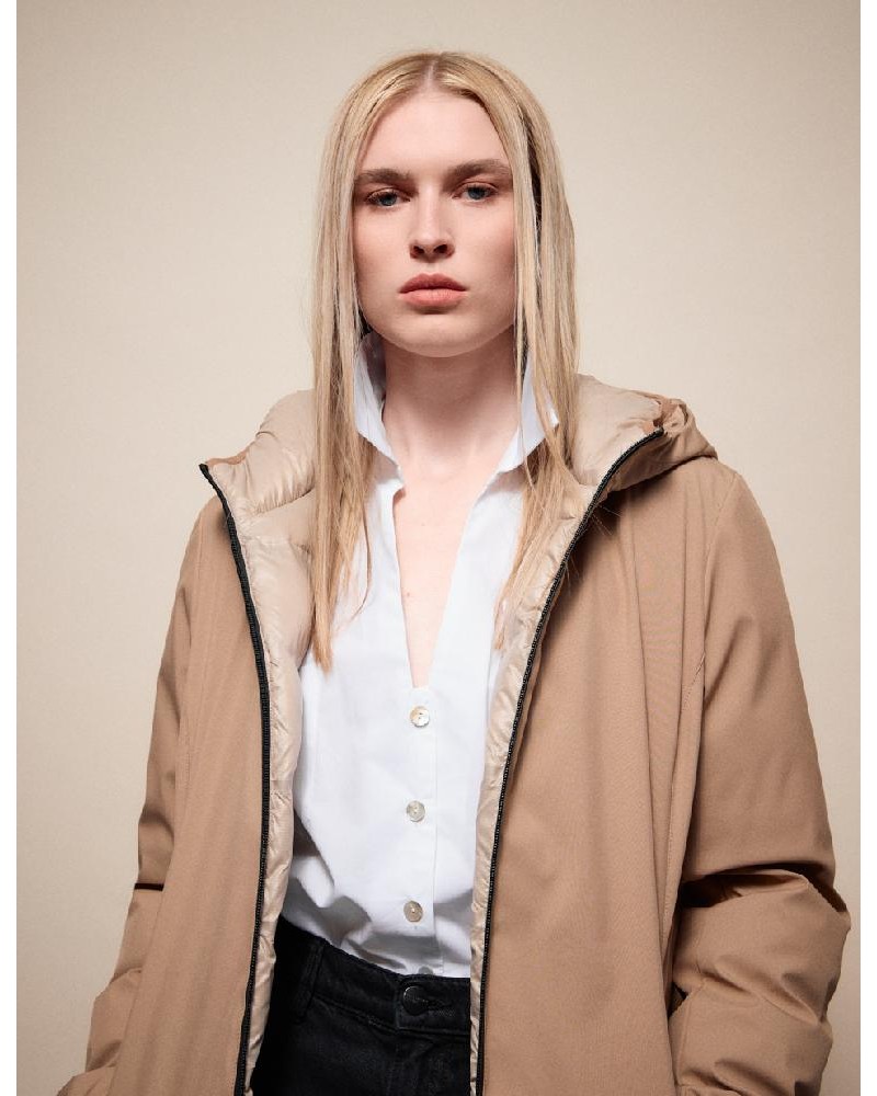 SPLENDID S' Γυναικείο μακρύ παλτό με κουκούλα - 54-101-087