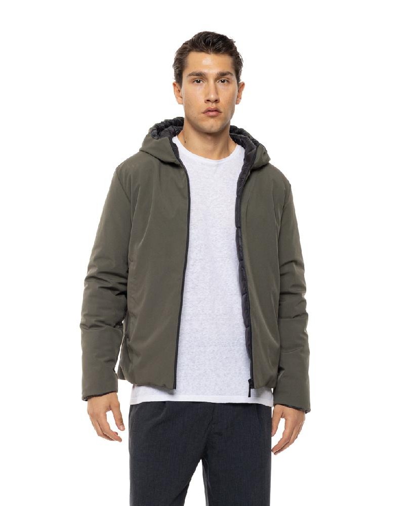 SPLENDID S' Ανδρικό κοντό μπουφάν με κουκούλα διπλής όψης - 54-201-078