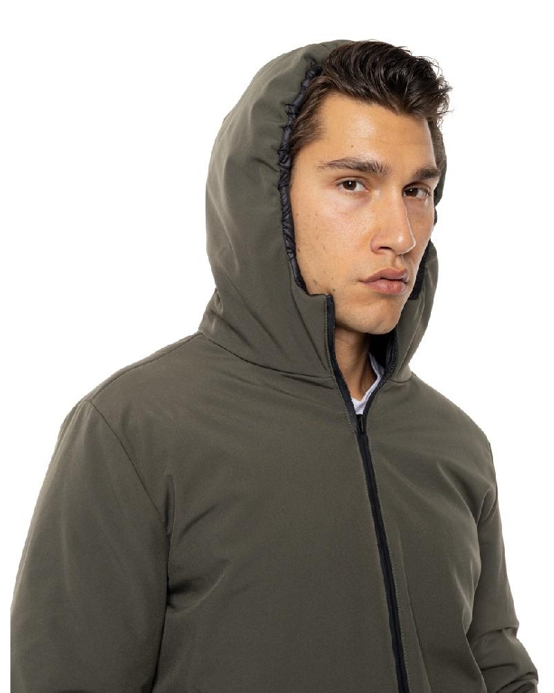 SPLENDID S' Ανδρικό κοντό μπουφάν με κουκούλα διπλής όψης - 54-201-078