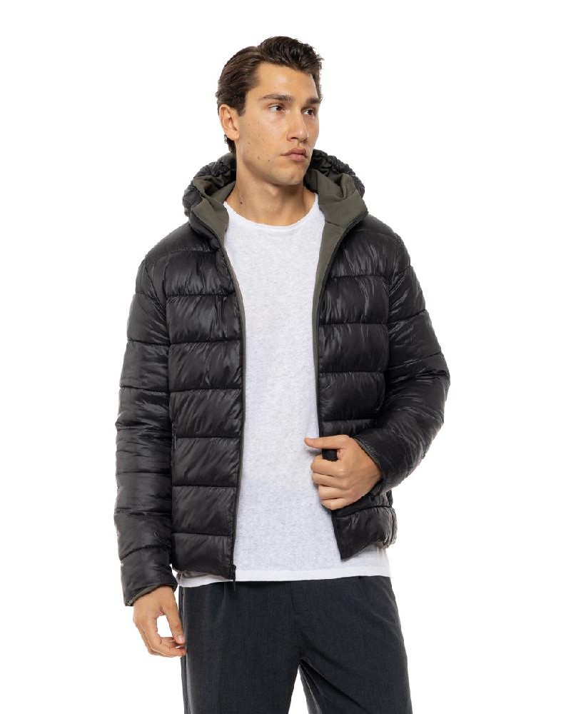 SPLENDID S' Ανδρικό κοντό μπουφάν με κουκούλα διπλής όψης - 54-201-078