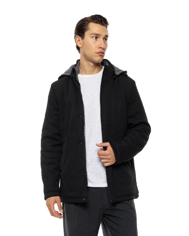 BISTON B' Ανδρικό demi πανωφόρι με κουκούλα - 54-201-099