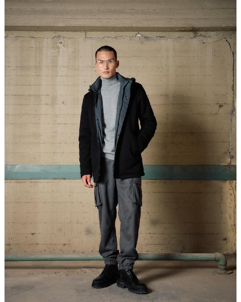 BISTON B' Ανδρικό demi πανωφόρι με κουκούλα - 54-201-099