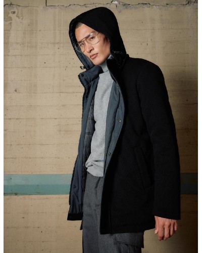 BISTON B' Ανδρικό demi πανωφόρι με κουκούλα - 54-201-099