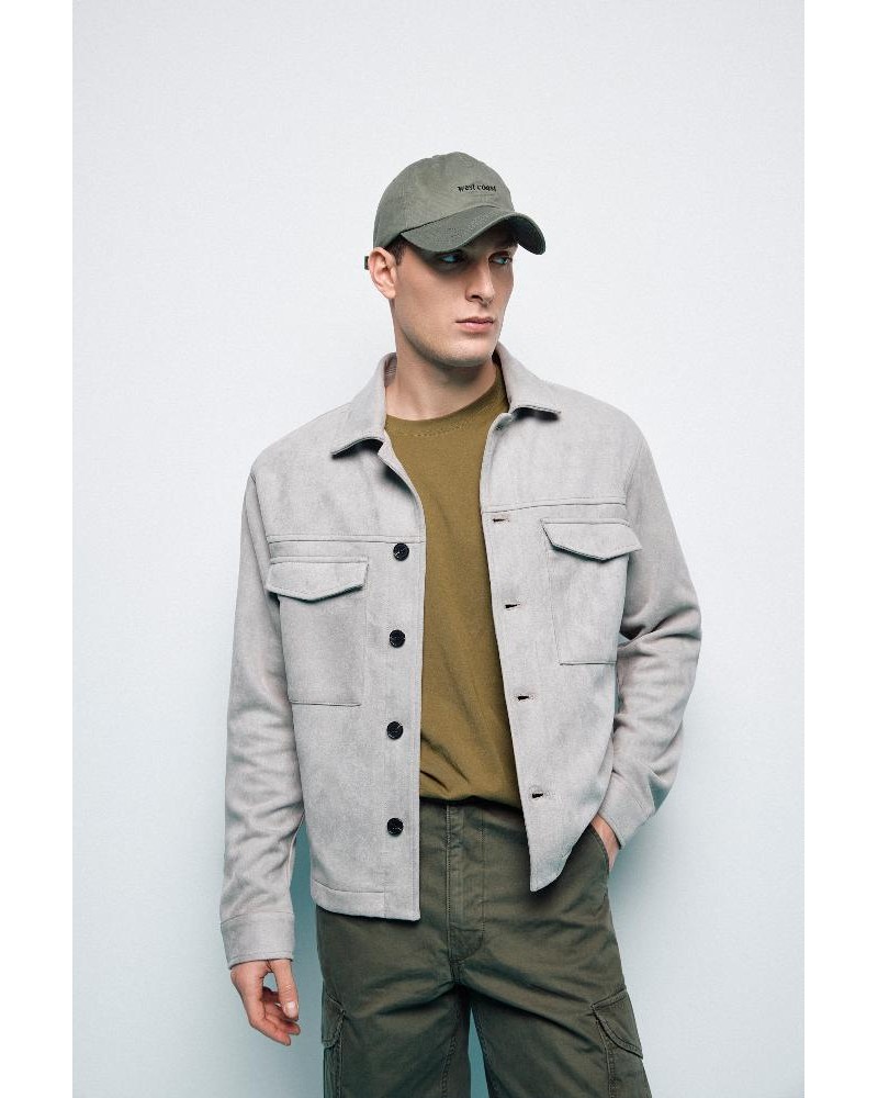 SPLENDID ST' Ανδρικό κοντό πανωφόρι με κουμπιά - 55-201-002