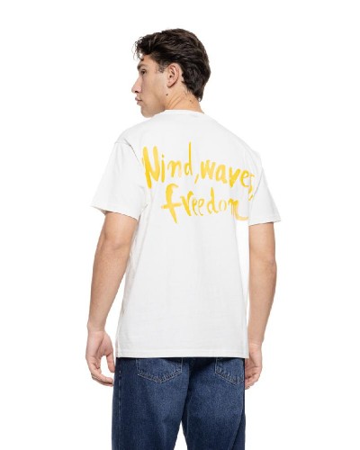 SPLENDID ST' Ανδρικό oversized μπλουζάκι με τυπωμα "wind, waves, freedom" - 55-206-001