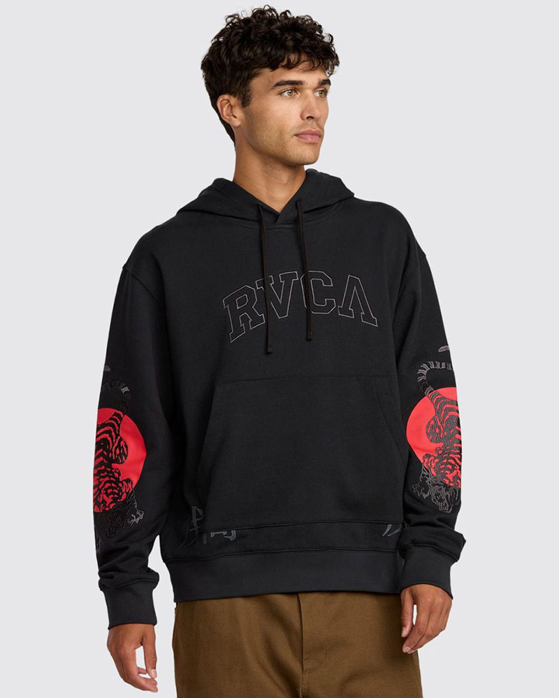 RVCA TIGER SUN HOOD ΜΠΛΟΥΖΑ ΑΝΔΡΙΚΟ - RV0AP23A413505000000