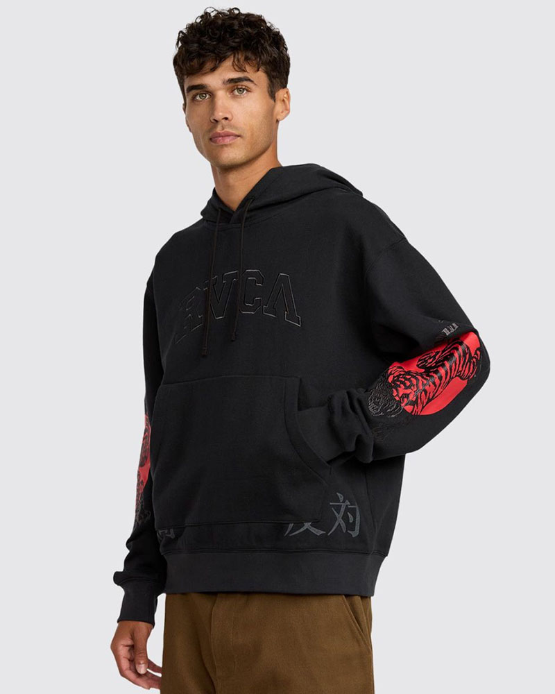 RVCA TIGER SUN HOOD ΜΠΛΟΥΖΑ ΑΝΔΡΙΚΟ - RV0AP23A413505000000