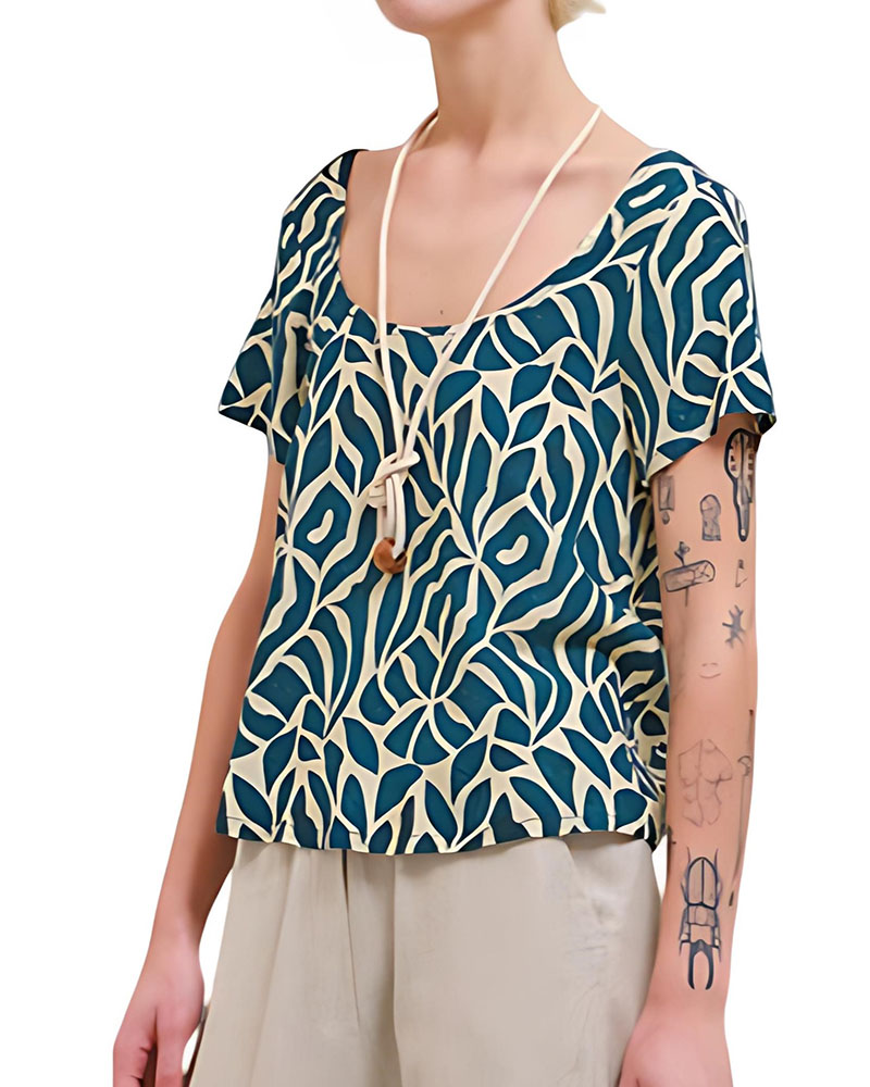 NAMASTE ΜΠΛΟΥΖΑ 100%ΡΕΓ MITANA - SS0725040 NAMASTE ΜΠΛΟΥΖΑ 100%ΡΕΓ MITANA - SS0725040