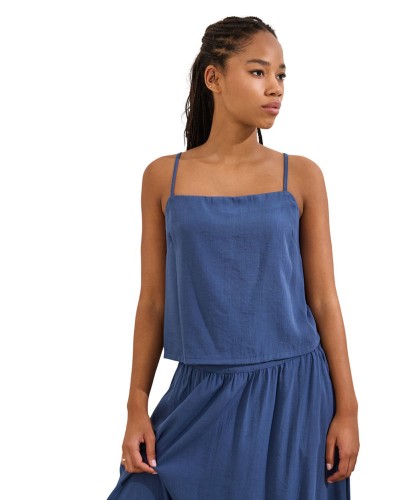 NAMASTE ΤΟΠ 76%ΡΕΓ-24%ΝΑΥ SATCHEL - SS1326018