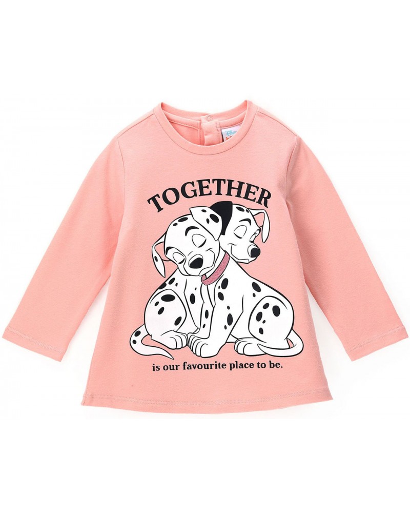 ORIGINAL MARINES DRESSY PINK T-SHIRT ML OUTER KNITWEAR BABY GIRL DISNEY - CARICA 101 ΜΠΛΟΥΖΑ ΠΑΙΔΙΚΟ GIRL - ORMAPDCAV1539NF00000