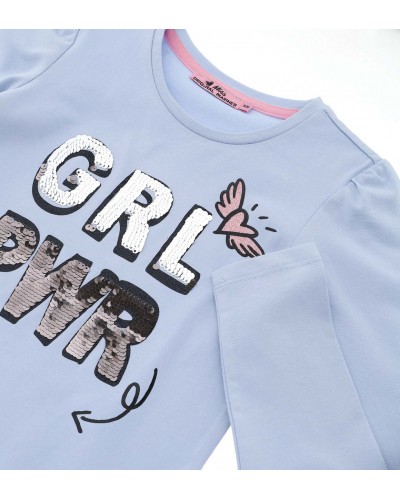 ORIGINAL MARINES SOFT GIRL T-SHIRT ML OUTER KNITWEAR GIRL ΜΠΛΟΥΖΑ ΠΑΙΔΙΚΟ GIRL - ORMAPDCA3669F0000000