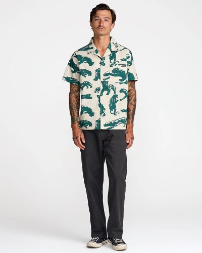 RVCA TJP ALL OVER SS ΠΟΥΚΑΜΙΣΟ ΑΝΔΡΙΚΟ - RV0AP23A041611000000