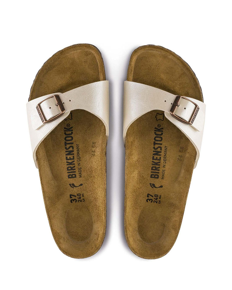 BIRKENSTOCK BS CLASSIC MADRID BF GRACEFUL PEARL WHITE NARROW 35-43 SEASONAL ΠΑΠΟΥΤΣΙ ΓΥΝΑΙΚΕΙΟ - BK0SH940153003543000