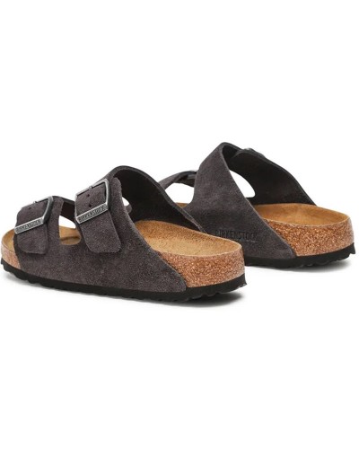 BIRKENSTOCK BS CLASSIC ARIZONA VL SFB VELVET GRAY NARROW 35-46 SEASONAL ΠΑΠΟΥΤΣΙ UNISEX - BK0SH552323003546000