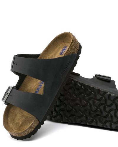 BIRKENSTOCK BS CLASSIC ARIZONA SFB LEOI BLACK 35 - 46 NARROW CORE ESSENTIAL ΠΑΠΟΥΤΣΙ UNISEX - BK0SH752483003546000