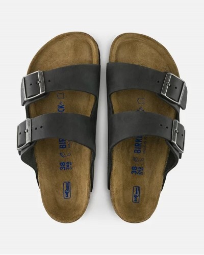 BIRKENSTOCK BS CLASSIC ARIZONA SFB LEOI BLACK 35 - 46 NARROW CORE ESSENTIAL ΠΑΠΟΥΤΣΙ UNISEX - BK0SH752483003546000