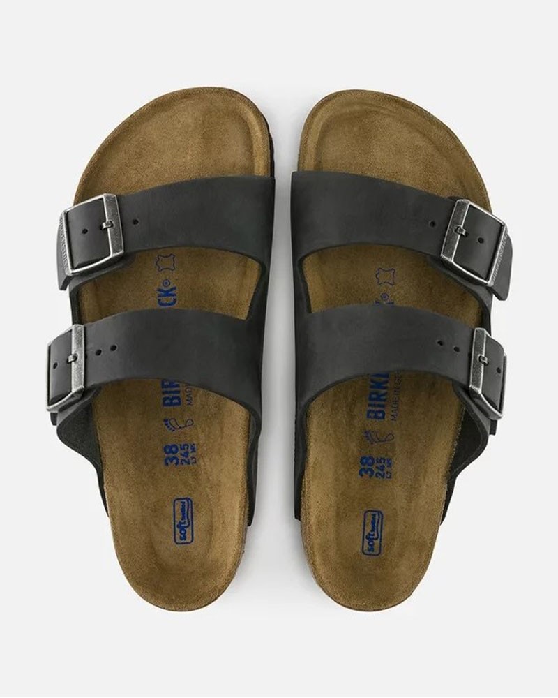 BIRKENSTOCK BS CLASSIC ARIZONA SFB LEOI BLACK 35 - 46 NARROW CORE ESSENTIAL ΠΑΠΟΥΤΣΙ UNISEX - BK0SH752483003546000