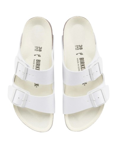 BIRKENSTOCK BS CLASSIC ARIZONA BF TRIPLES WHITE 35 - 46 NARROW SEASONAL ΠΑΠΟΥΤΣΙ UNISEX - BK0SH101904600354600