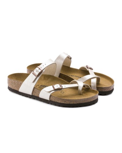 BIRKENSTOCK BS CLASSIC MAYARI BF GRACEFUL PEARL WHITE 35 - 43 NARROW SEASONAL ΠΑΠΟΥΤΣΙ ΓΥΝΑΙΚΕΙΟ - BK0SH102066400354300