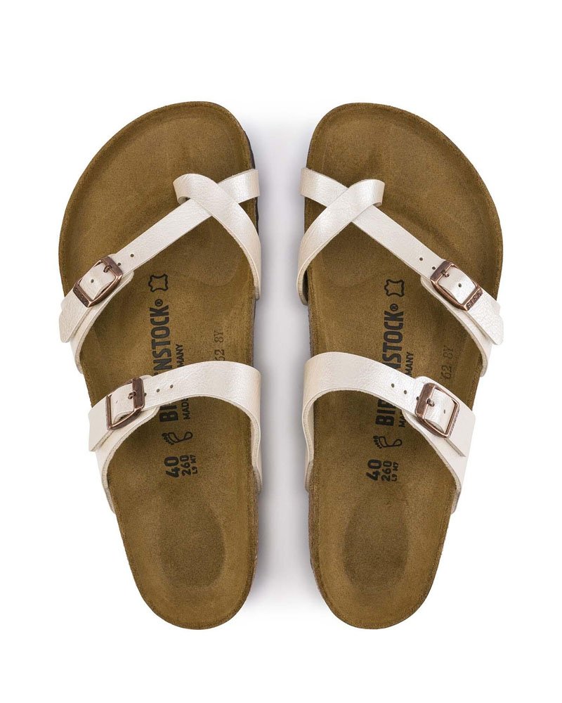 BIRKENSTOCK BS CLASSIC MAYARI BF GRACEFUL PEARL WHITE 35 - 43 NARROW SEASONAL ΠΑΠΟΥΤΣΙ ΓΥΝΑΙΚΕΙΟ - BK0SH102066400354300