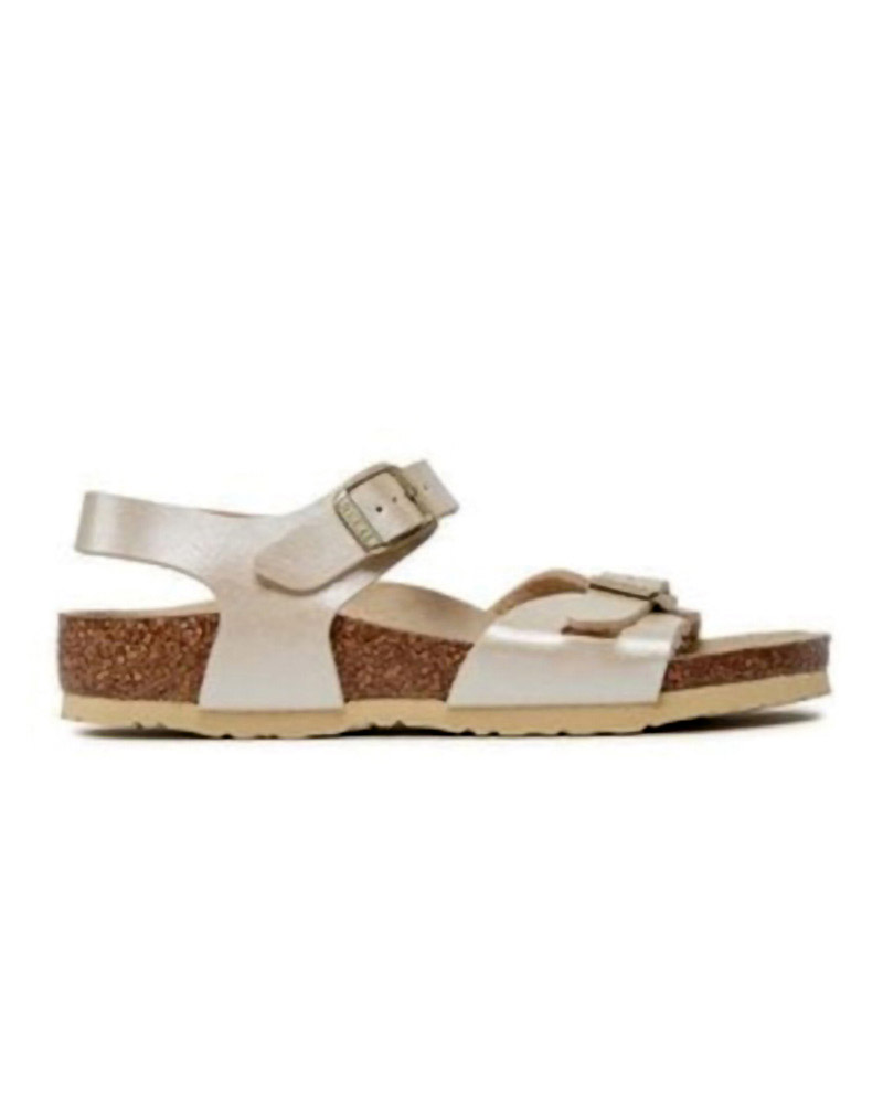 BIRKENSTOCK BS KIDS RIO KIDS BF GRACEFUL PEARL WHITE 24 - 35 NARROW SEASONAL ΠΑΠΟΥΤΣΙ ΠΑΙΔΙΚΟ GIRL - BK0SJ102741800243500