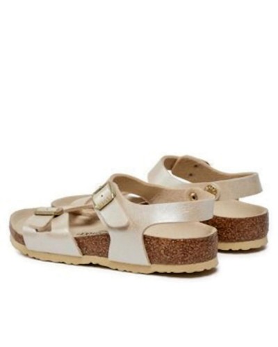 BIRKENSTOCK BS KIDS RIO KIDS BF GRACEFUL PEARL WHITE 24 - 35 NARROW SEASONAL ΠΑΠΟΥΤΣΙ ΠΑΙΔΙΚΟ GIRL - BK0SJ102741800243500