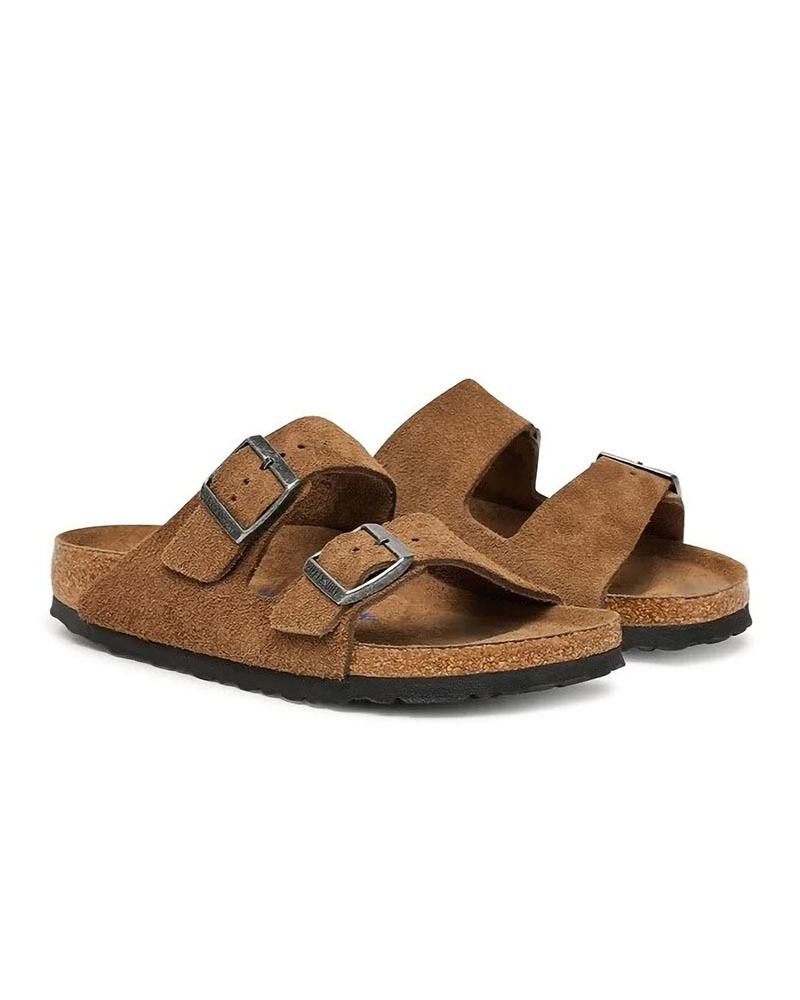 BIRKENSTOCK ΑΚΥΡΟ S26 LEATHER ARIZONA SFB LEVE DARK TEA TONAL FB 35 - 46 NARROW SEASONAL ΠΑΠΟΥΤΣΙ UNISEX - BK0SH103086500354600