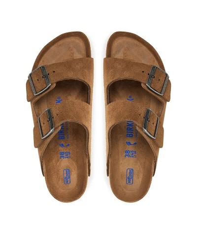 BIRKENSTOCK ΑΚΥΡΟ S26 LEATHER ARIZONA SFB LEVE DARK TEA TONAL FB 35 - 46 NARROW SEASONAL ΠΑΠΟΥΤΣΙ UNISEX - BK0SH103086500354600
