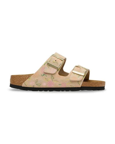 BIRKENSTOCK S26 LEATHER ARIZONA LEVE SANDCASTLE FLOWER PRINT 35 - 43 NARROW SEASONAL ΠΑΠΟΥΤΣΙ ΓΥΝΑΙΚΕΙΟ - BK0SH103173600354300