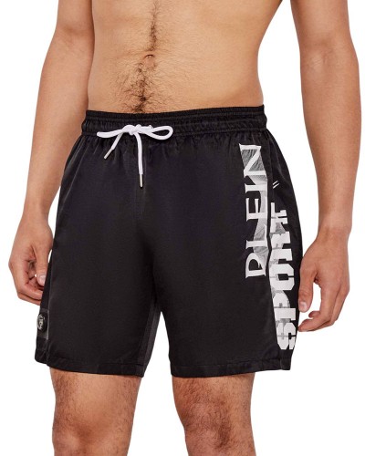 PHILIPP PLEIN VERTICAL LONG BOARDSHORT ΜΑΓΙΟ ΑΝΔΡΙΚΟ - PHPAPPS25MBL02000000 PHILIPP PLEIN VERTICAL LONG BOARDSHORT ΜΑΓΙΟ ΑΝΔΡΙΚΟ - PHPAPPS25MBL02000000