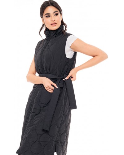 SPLENDID S'  Γυναικείο μακρύ ultra light αμάνικο μπουφάν με κουκούλα - 49-102-002