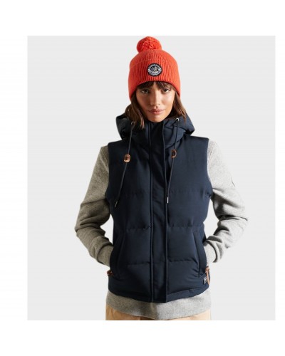 SUPERDRY HOODED EVEREST GILET ΓΙΛΕΚΟ ΓΥΝΑΙΚΕΙΟ - SD0APW5010907A000000